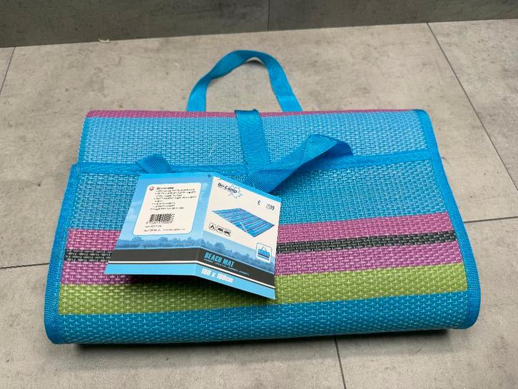 BoCamp Strandmat - NIEUW - C1243, Caravans en Kamperen, Kampeeraccessoires, Nieuw, Ophalen of Verzenden