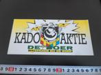 sticker Supermarkt DE BOER Kado Aktie, Ophalen, Zo goed als nieuw, Sticker