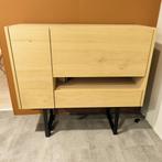 NIEUW: Xooon Highboard Modali 130 Cm Natural, Ophalen, 100 tot 150 cm, Modern, Scandinavisch, Met deur(en)