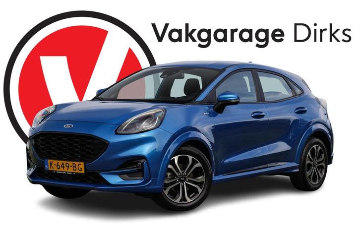 Ford Puma 125 PK EcoBoost Hybrid ST-Line ✅ LED ✅ Stuurve, Auto's, Ford, Bedrijf, Te koop, Puma, ABS, Airbags, Airconditioning
