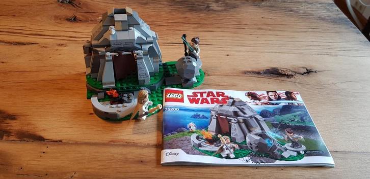 Lego 75200 - Ahch-To Island Training, Kinderen en Baby's, Speelgoed | Duplo en Lego, Zo goed als nieuw, Lego, Complete set, Ophalen of Verzenden