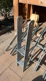 7X verzinkte Balk of paal houders, Doe-het-zelf en Verbouw, Metalen, Ophalen, Nieuw, IJzer