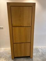 Goossens Clear eiken kast - 3 deurs, Huis en Inrichting, Kasten | Kledingkasten, Ophalen, Eikenhout, 50 tot 100 cm, Tijdloos