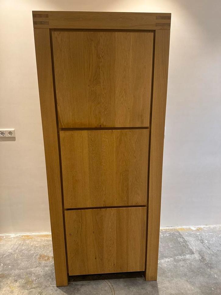 Goossens Clear eiken kast - 3 deurs, Huis en Inrichting, Kasten | Kledingkasten, Gebruikt, 150 tot 200 cm, 50 tot 100 cm, 50 tot 75 cm