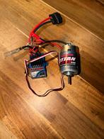 Traxxas Brushed Combo - Titan 21T 550 Moter XL-5HV Esc, Elektro, Ophalen of Verzenden, Zo goed als nieuw, Schaal 1:10