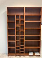 IKEA Billy + Gnedby boekenkast groot. Met opzetstukken.Bruin, Ophalen, Gebruikt, 200 cm of meer, 50 tot 100 cm