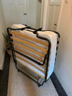 Inklapbaar en verrijdbaar logeerbed 200x90, Ophalen, Zo goed als nieuw, Eenpersoons, 90 cm