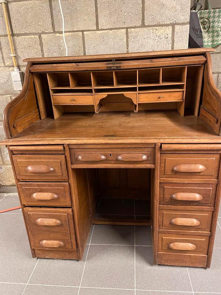 Antiek Rolbureau in Goede Staat, Antiek en Kunst, Antiek | Meubels | Kasten, Ophalen