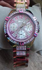 Guess 'Queen' Horloge Purple, Sieraden, Tassen en Uiterlijk, Horloges | Dames, Staal, Staal, Guess, Polshorloge