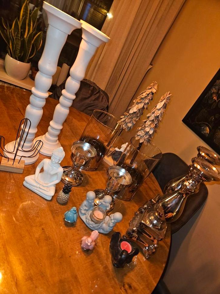 Kandelaars en windlichten, Huis en Inrichting, Woonaccessoires | Zuilen en Pilaren, Zo goed als nieuw, Ophalen