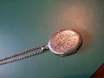 Zilveren ketting met  medaillon, Ophalen of Verzenden