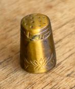 Antieke Tijgeroog Vingerhoed, Antiek en Kunst, Ophalen of Verzenden