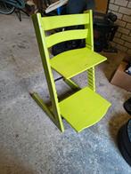 Stokke Tripp Trapp Stoel - Appeltjes groen, Kinderen en Baby's, Kinderstoelen, Ophalen, Gebruikt, Meegroeistoel