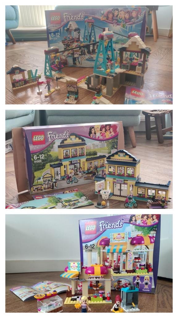 LEGO Friends 41006, 41005 & 41324 – compleet met boekjes/doo, Kinderen en Baby's, Speelgoed | Duplo en Lego, Zo goed als nieuw