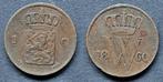 Cent 1860, Postzegels en Munten, Munten | Nederland, Verzenden, Koning Willem III, 1 cent