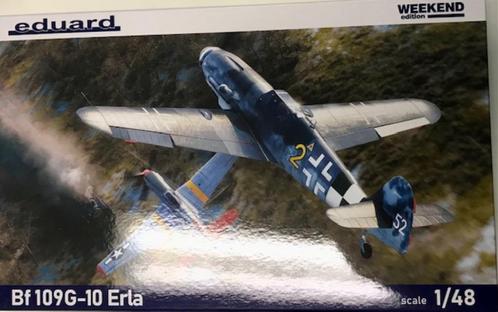 Coelianmodels, Eduard 84174, Bf 109 G-10 Erla, 1/48, € 25,99, Hobby en Vrije tijd, Modelbouw | Vliegtuigen en Helikopters, Nieuw