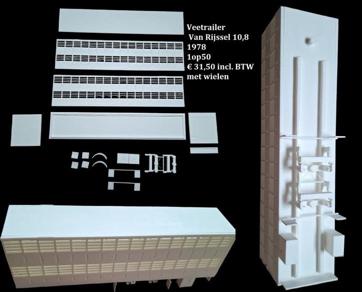 trailer kits, Hobby en Vrije tijd, Modelauto's | 1:50, Nieuw, Bus of Vrachtwagen, Ophalen of Verzenden