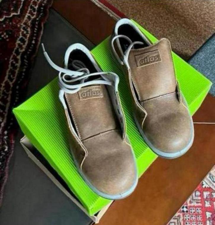 LEDEREN VEILIGHEIDSSCHOENEN DAMES - ATLAS - maat 40 (NIEUW), Kleding | Dames, Schoenen, Nieuw, Bruin, Ophalen of Verzenden