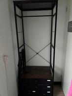 Kledingkast hout/staal, Gebruikt, Ophalen of Verzenden, Staande kapstok, 150 tot 200 cm