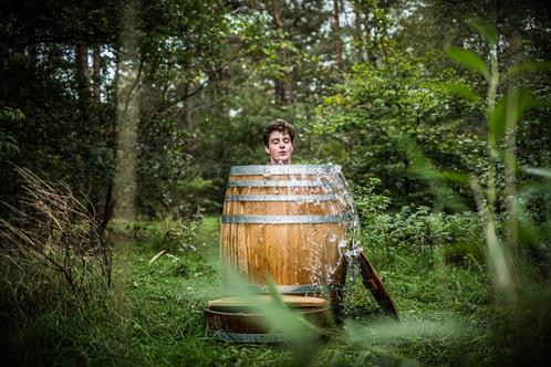 Dompelbad, dompelton ijsbad. IJskoud de beste dompeltonnen, Tuin en Terras, Regentonnen, Nieuw, Hout, 150 liter of meer, Met kraantje