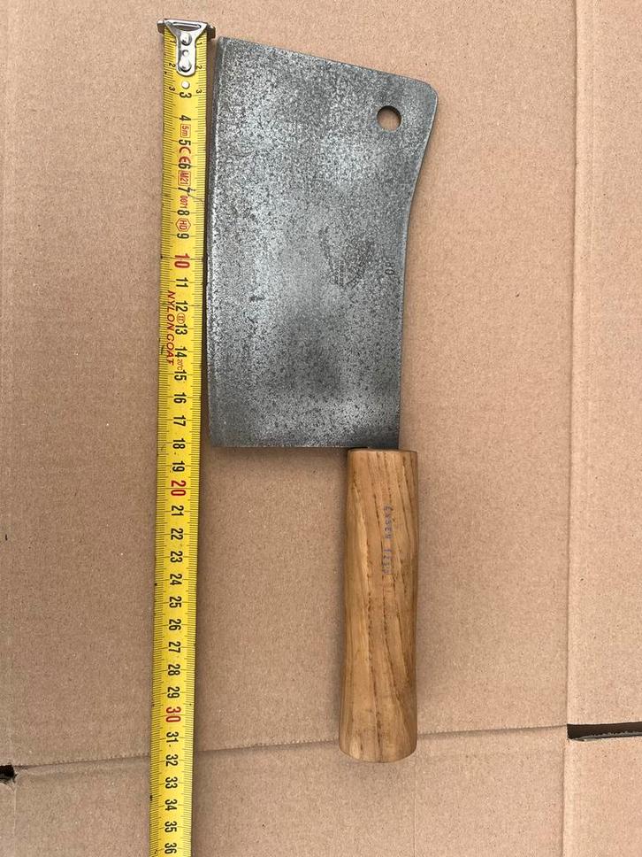 Vintage Hakmes - Slagersmes Herder Solingen, Antiek en Kunst, Antiek | Gereedschap en Instrumenten, Ophalen of Verzenden