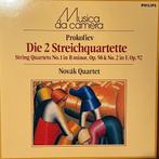 lp klassieke elpee vinyl Prokofiev Novak string quartets, Cd's en Dvd's, Vinyl | Klassiek, Ophalen of Verzenden, Zo goed als nieuw