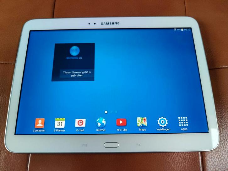 Te koop: Samsung Galaxy Tab Wit 16 GB (zie omschrijving), Computers en Software, Android Tablets, Gebruikt, Wi-Fi, 10 inch, 16 GB