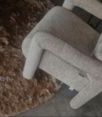 Woood Lenny fauteuil geel of zand, Huis en Inrichting, Fauteuils, Ophalen, Nieuw, 75 tot 100 cm, 50 tot 75 cm