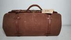 K551 VINTGE jaren 30 dokterstas van bruin canvas en leder, Antiek en Kunst, Curiosa en Brocante, Ophalen of Verzenden