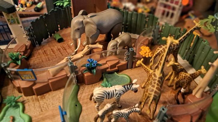 Grote Playmobil Collectie - Dierentuin, Discotheek, Zwembad!, Kinderen en Baby's, Speelgoed | Playmobil, Gebruikt, Complete set