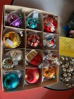 Doosje vintage kerstballen, Diversen, Kerst, Ophalen of Verzenden, Gebruikt