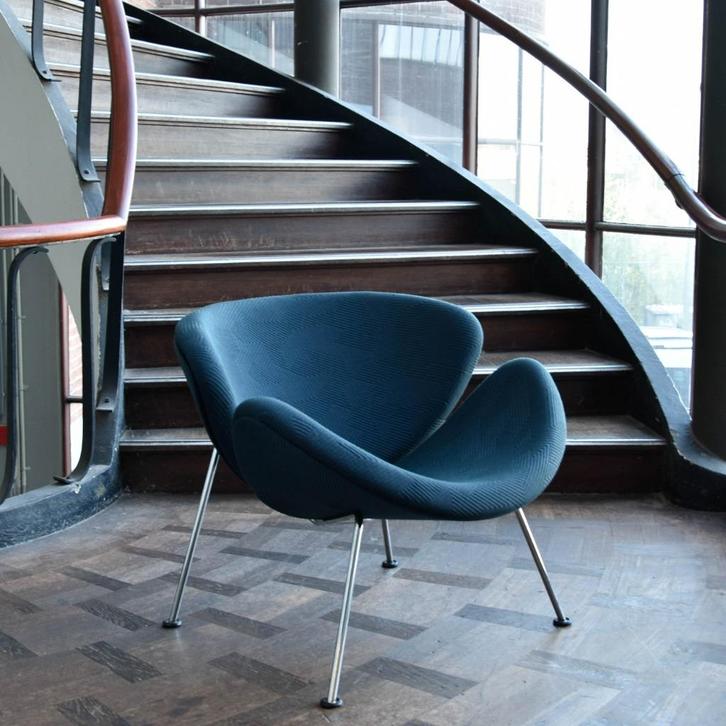 Artifort Orange slice fauteuil, Huis en Inrichting, Fauteuils, Zo goed als nieuw, Stof, 75 tot 100 cm, 75 tot 100 cm, Ophalen of Verzenden