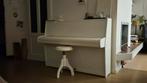 Witte piano incl. kruk (af te halen), Ophalen of Verzenden, Gebruikt, Wit, Piano