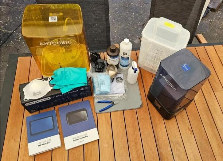 Anycubic Photon mono 2 + Wash&Cure + clean kit, Computers en Software, 3D Printers, Zo goed als nieuw, Ophalen of Verzenden