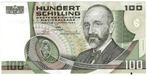 Bankbiljet:  OOSTENRIJK  -  100 shilling, Verzenden, Oostenrijk, Los biljet