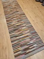 Handgeweven oosterse wollen kelim loper 296x80, Info@SlatsAntiek.nl, Vof Slats Antiek, Crème, Kelim