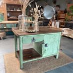 Oude werkbank, dressoir, toonbank, industrieel meubel, Ophalen