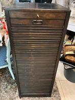 Antieke archief kast met roldeur, Antiek en Kunst, Curiosa en Brocante, Ophalen
