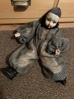 Tk vintage pop, pierrot, voor verzamelaar, collectors item, Verzamelen, Poppen, Ophalen of Verzenden, Gebruikt, Pop