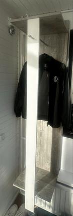 Kapstok met spiegel en kastje, Zo goed als nieuw, Minder dan 100 cm, Hout, Ophalen