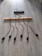 Hanglamp, Ophalen of Verzenden, Gebruikt, Hout, 75 cm of meer