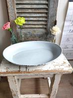 Witte ovale emaille schaal, Antiek en Kunst, Ophalen of Verzenden