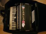 Accordeon 72 bassen 5 registers, Muziek en Instrumenten, Accordeons, Gebruikt, 72-bas, Toetsaccordeon, Met riemen