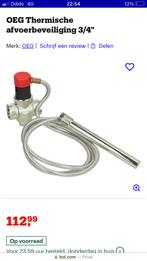 OEG Thermische Afvoerbeveiliging 3/4" Nieuw!, Doe-het-zelf en Verbouw, Geisers en Boilers, Ophalen of Verzenden, Minder dan 3 jaar oud
