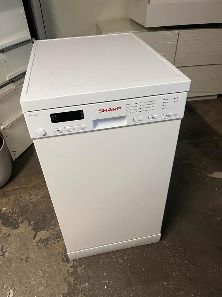 Sharp Vaatwasser - Schoon en Efficiënt!, Witgoed en Apparatuur, Vaatwasmachines, Gebruikt, Vrijstaand, 85 tot 90 cm, 60 cm of meer