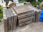 Betonnen border tuin, Tuin en Terras, Ophalen, Gebruikt, 25 tot 50 cm, 25 cm of meer