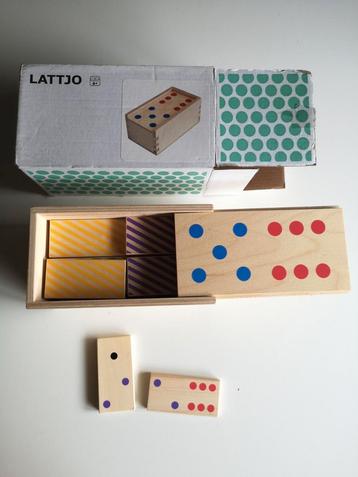 Houten Domino spel Ikea Lattjo zgan beschikbaar voor biedingen