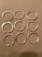 9 Vintage kerst ringen voor kerstlampjes, Ophalen of Verzenden, Gebruikt