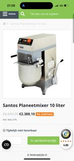 Santos Planeet mixer 27 -10 liter nooit gebruikt nog in doos, Ophalen, Nieuw in verpakking, Bakkerij en Slagerij