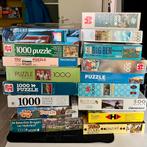 16 complete puzzels, meeste van 1000 stukjes, Ophalen of Verzenden, 500 t/m 1500 stukjes, Gebruikt, Legpuzzel